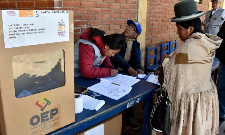 elecciones bolivia