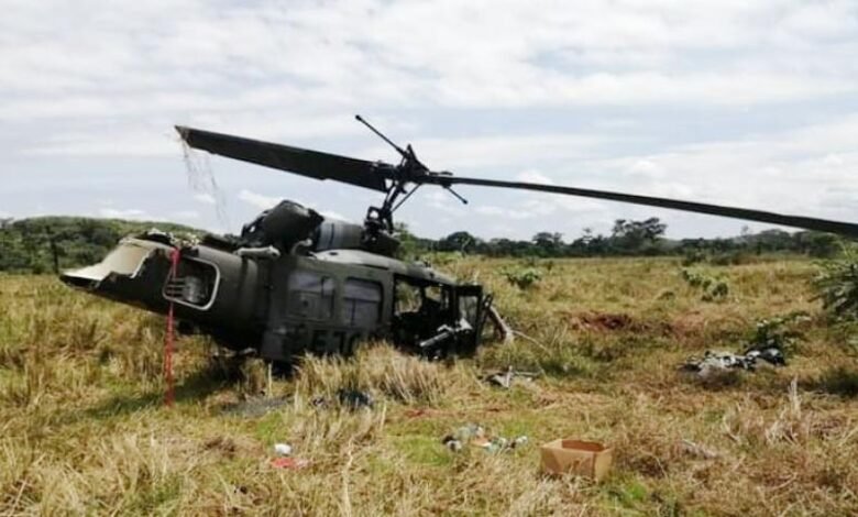 helicoptero accidentado