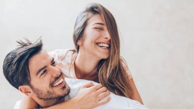 pareja feliz