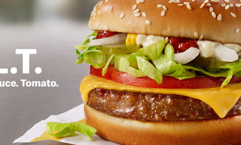 McDonald’s crea una hamburguesa hecha de plantas