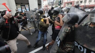 HRW rechaza uso excesivo de la fuerza por parte de la Policía de Perú