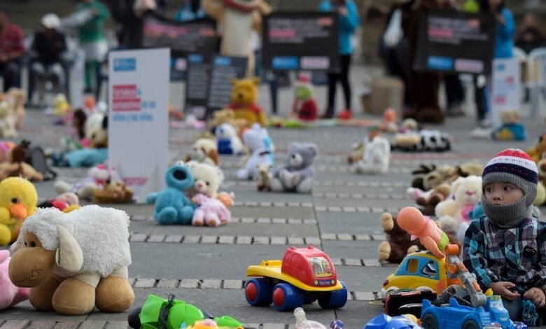 protesta de los peluches