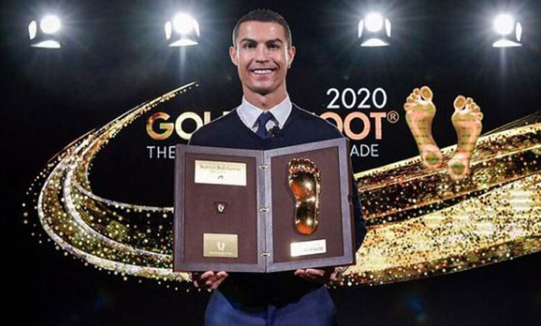cristiano golden foot