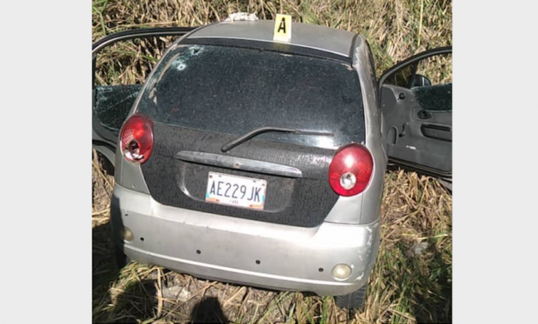carro del policia muerto