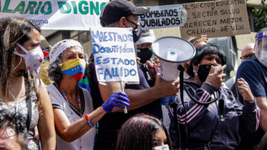 docentes protesta