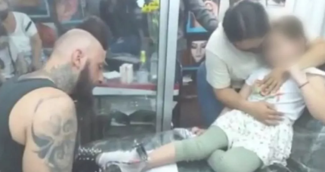tatuaje a niña