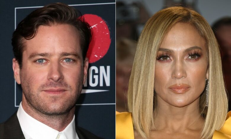 Armie Hammer abandona película con Jlo