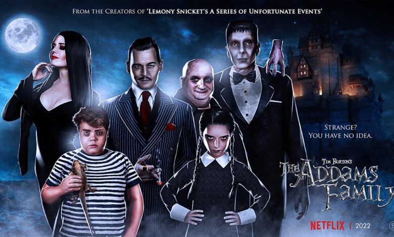 Netflix se queda con la serie sobre The Addams Family de Tim Burton