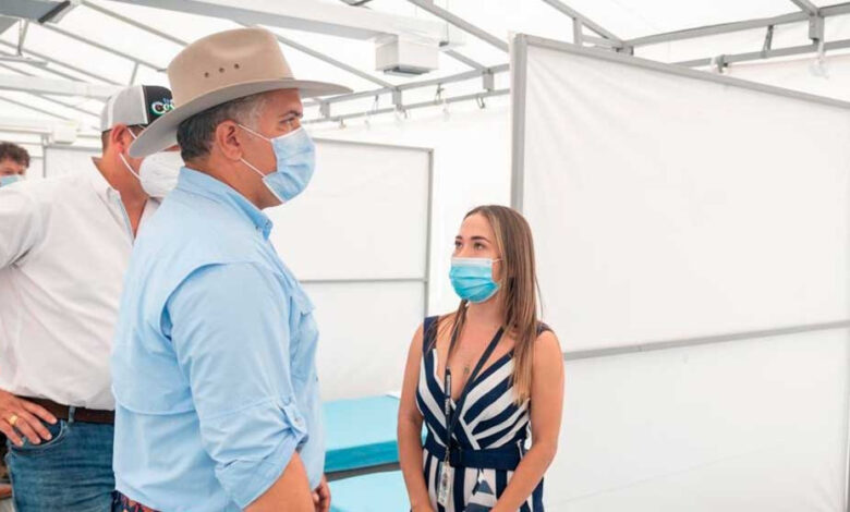 Colombia inaugura centro de atención transitorio para migrantes venezolanos