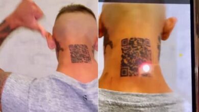 codigo qr en la nuca