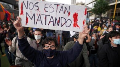 HRW denuncia uso de proyectiles desde tanquetas contra manifestantes en Colombia