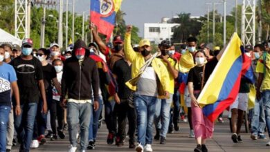 Asciede a 548 desapariciones durante las protestas en Colombia