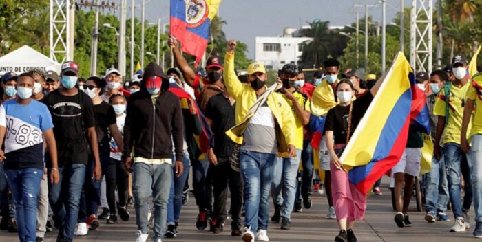 Asciede a 548 desapariciones durante las protestas en Colombia