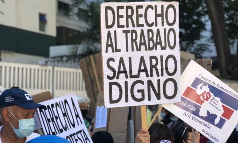 Venezuela conmemora el Día del Trabajador con protestas y exigencias por vacunas