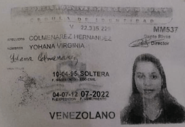 venezolana asesinada