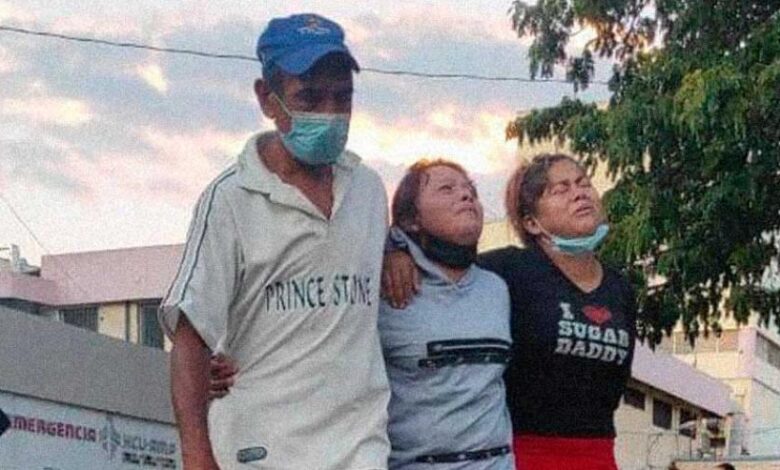 familiares victima