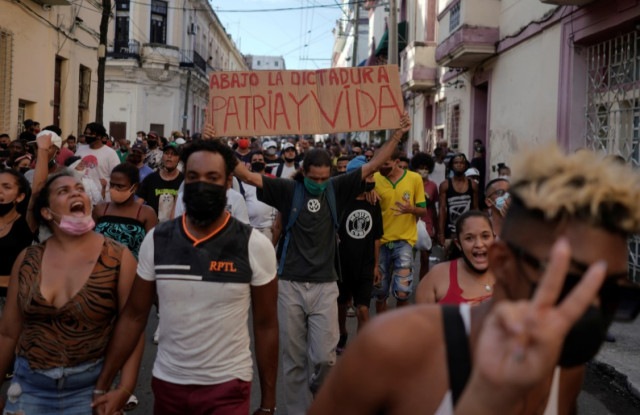 protesta cuba