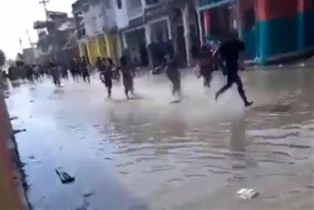 el mar en las calles