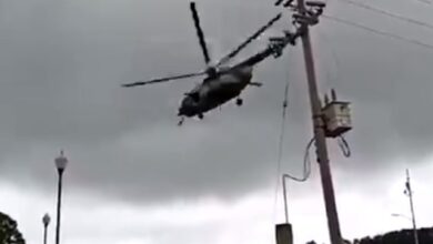 helicoptero caida