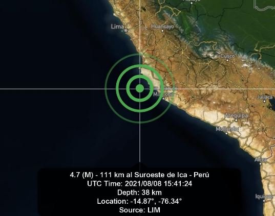 temblor peru