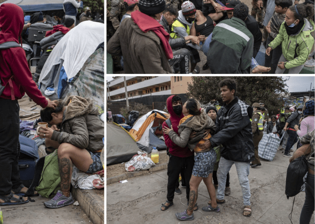 desalojo de venezolanos