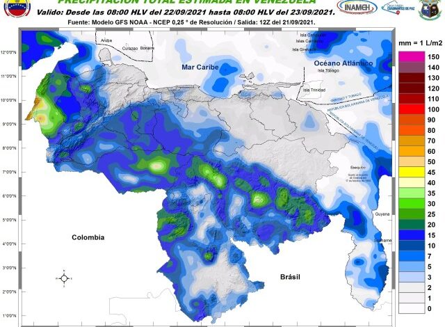tiempo clima venezuela