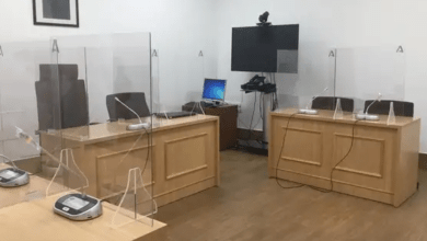sala de juicio