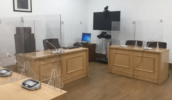 sala de juicio