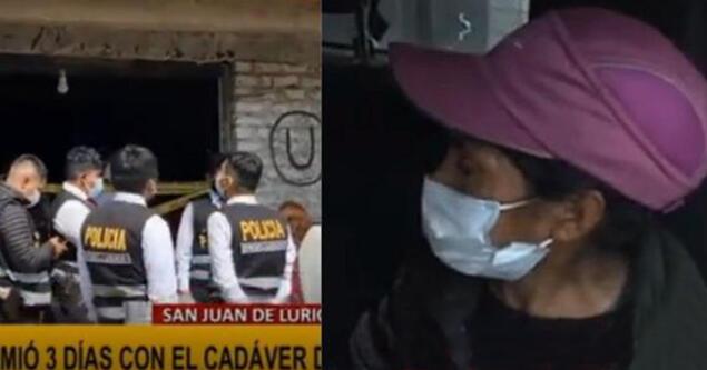 peruana duerme con cadaver