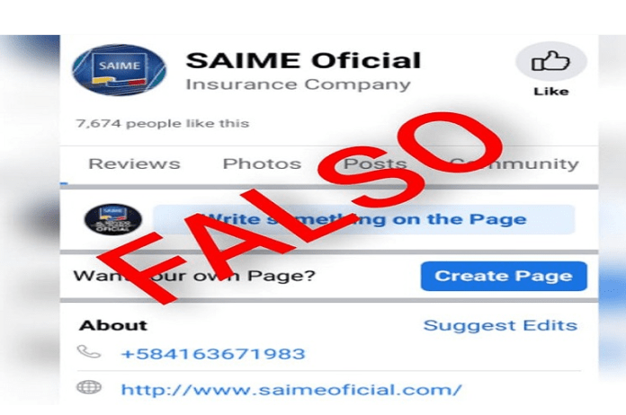 saime falso