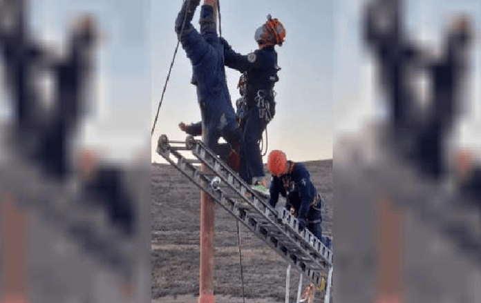 ladrón electrocutado