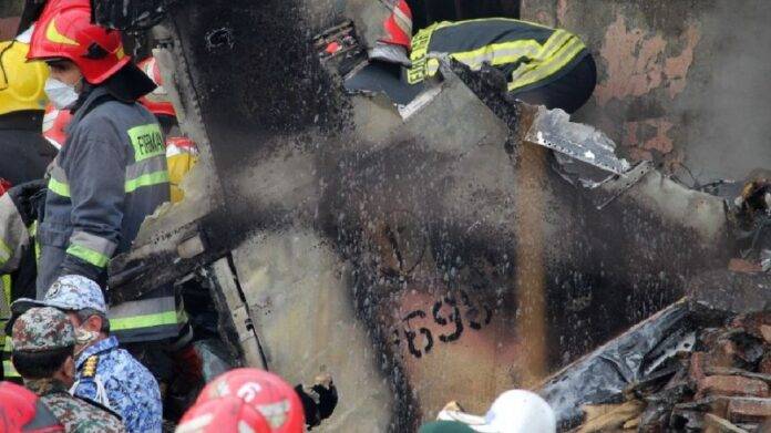 accidente de avion iran