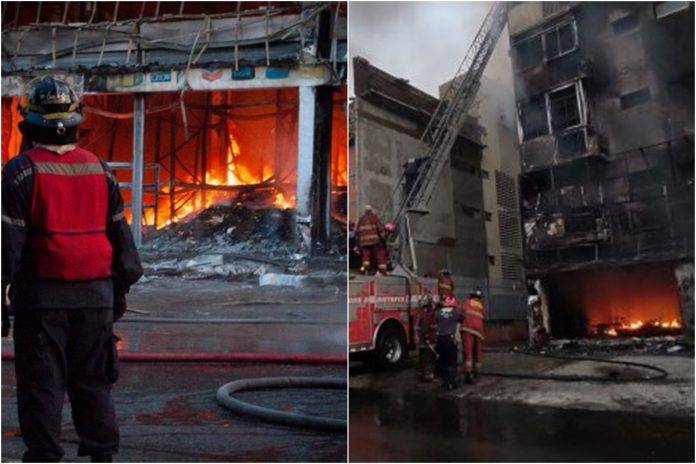 incendio en cine