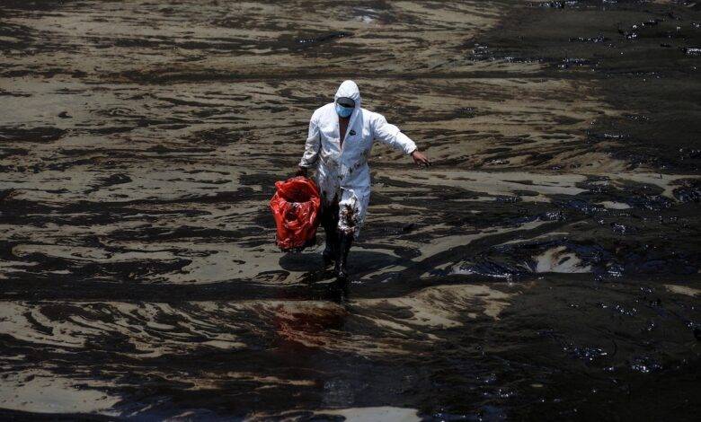 derrame de petróleo en perú