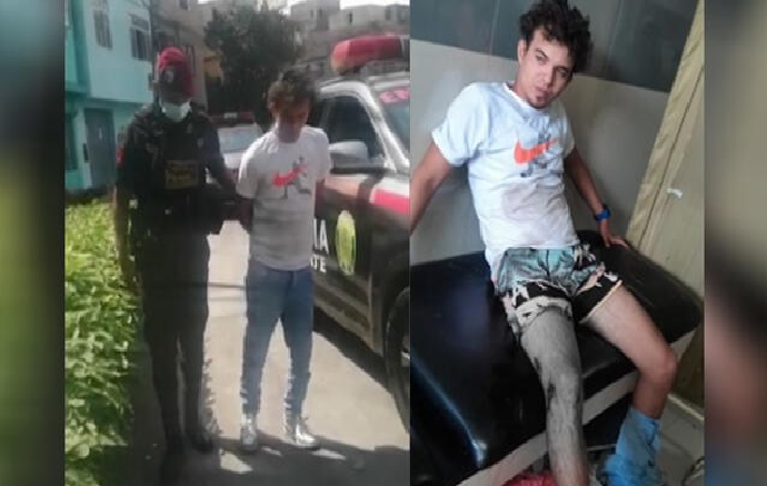 venezolano se dispara